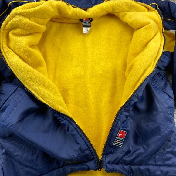 Vintage Nike Michigan Wolverines Coat Large L Team 2000s NCAA College Jacket - Picture 6 of 16
